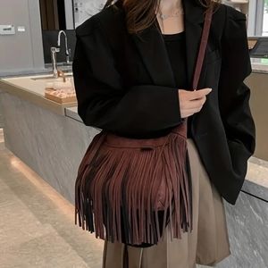 🔥Last One🔥Fringe Suede Crossbody Bag